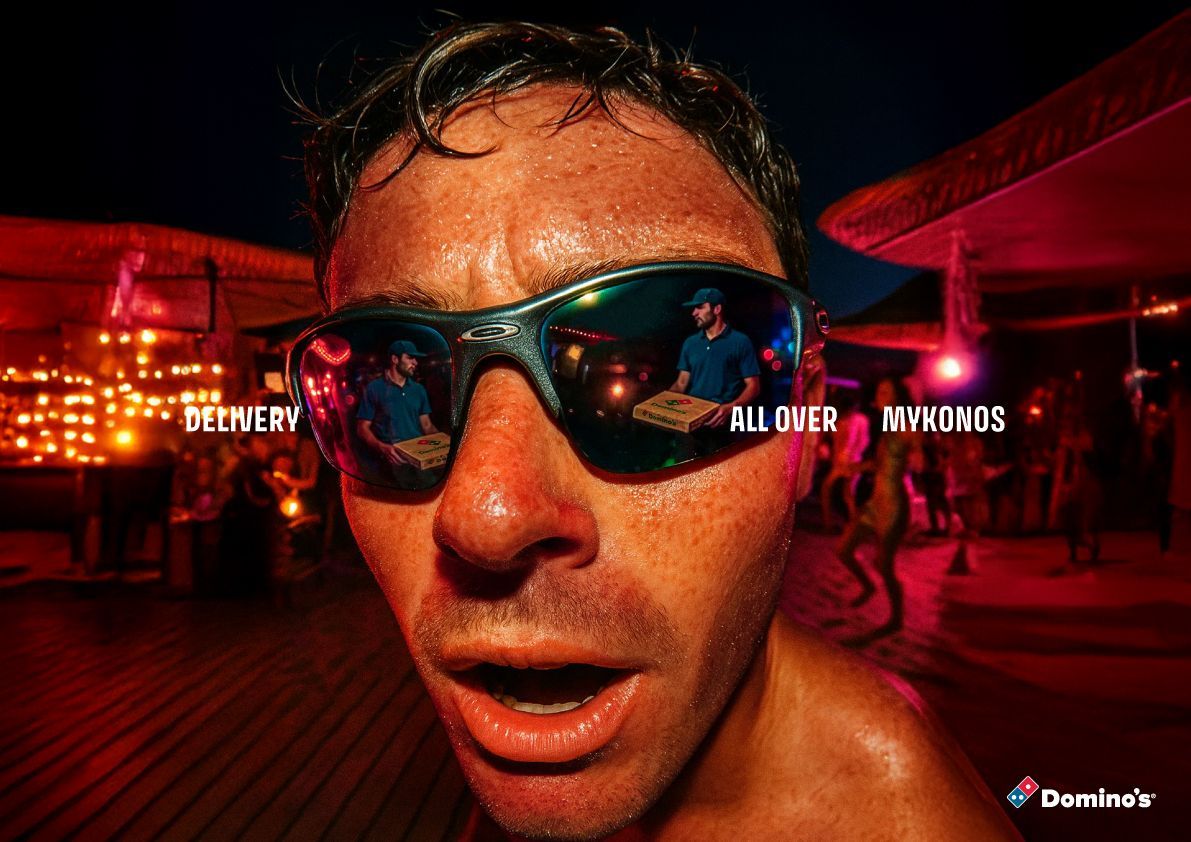 MYKONOS PARTIES HARD AND DOMINO’S DELIVERS HARDER